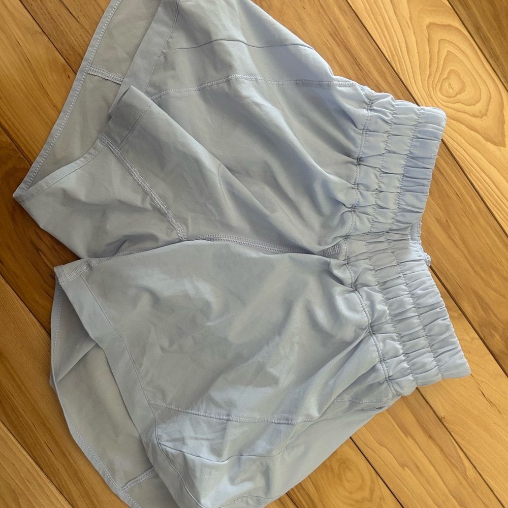 Lululemon hotty hot shorts 2.5” blue linen